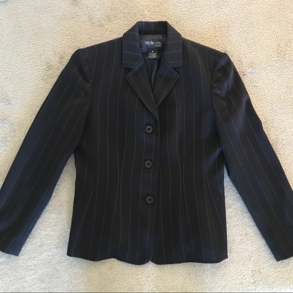 Style & Co. Striped Blazer - Picture 2 of 7